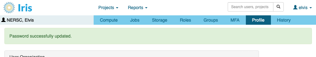 Iris: Email sent again