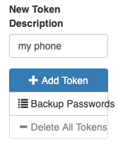 Iris MFA token description