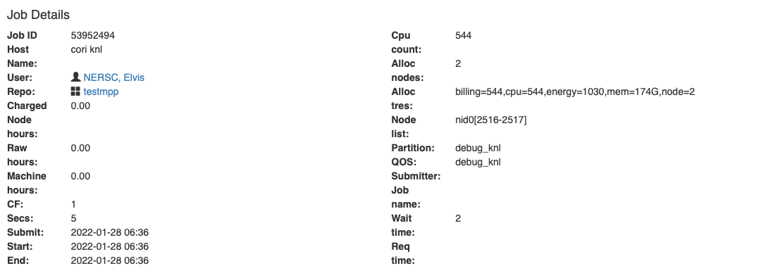 Iris my jobs job details