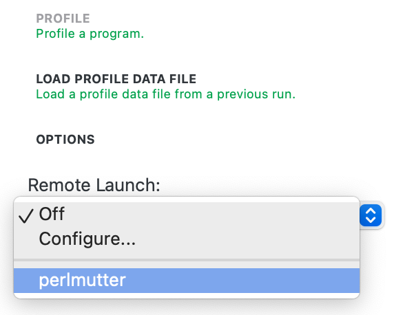 MAP Reverse Connect window