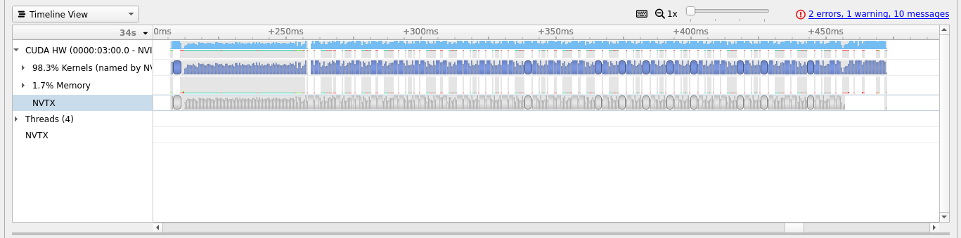Nsight Sytems memory transfer example 2